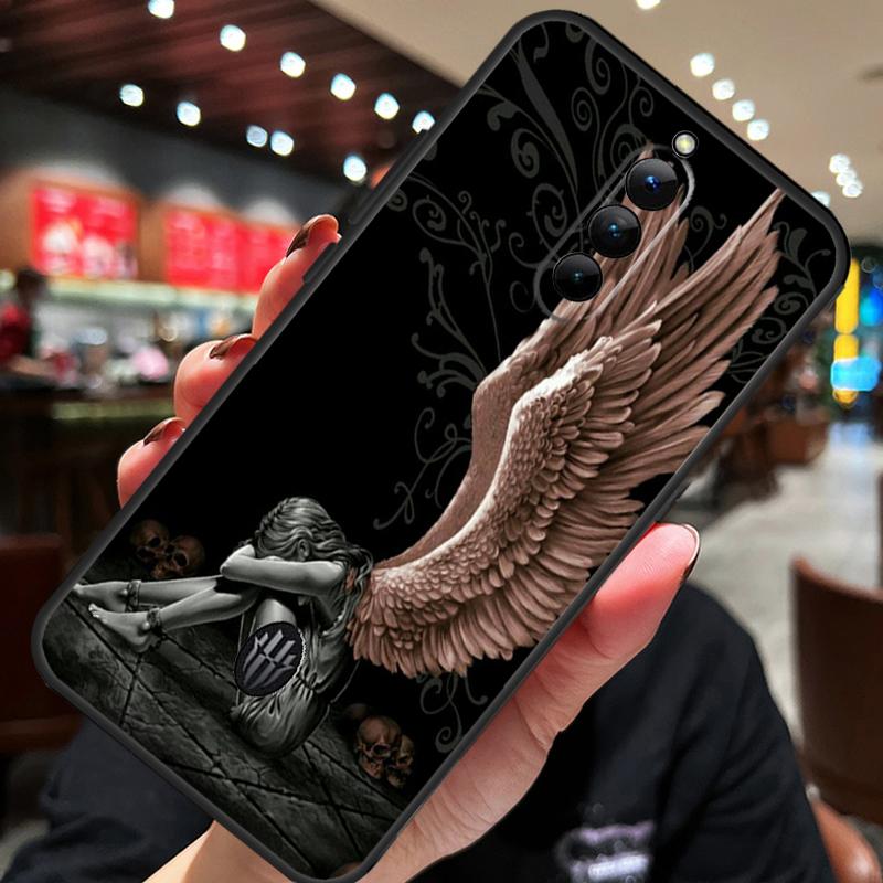 Fantasy Angel Girl Wings Phone Case For Nubia Red Magic 8 Pro 8S Pro Plus 5G 5S 6S 6R 7S 6 7 9 Pro Plus Back Cover