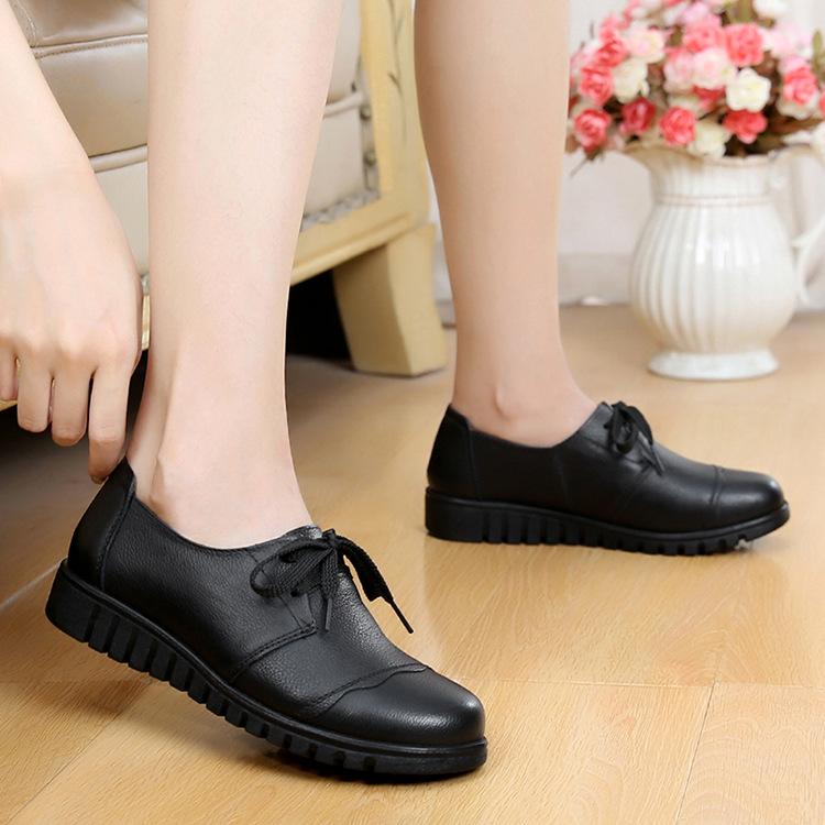 New Style Shoes: Round-toed Flat Shoes, Soft-soled Women's Single Shoes