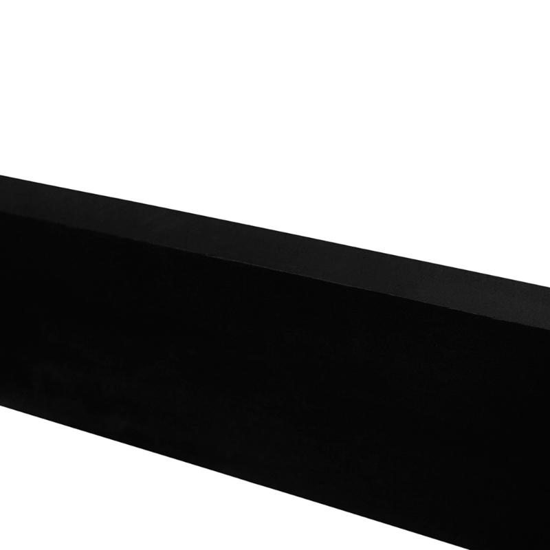 Comfortable Guitar Fingerboard Unslotted Blank Ebony Fretboard Acoustic Guitar Finger Plate Replacement Guitar Parts