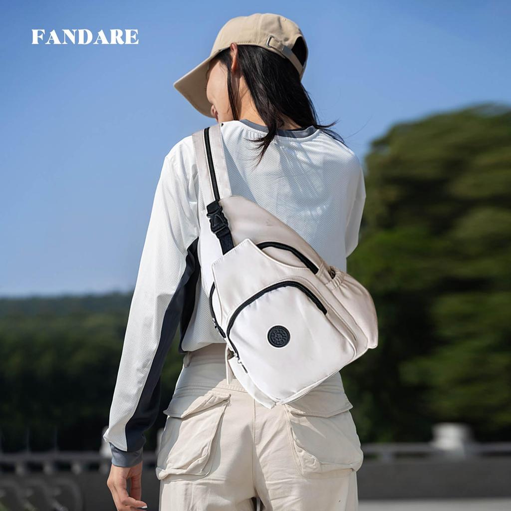 Mini Large School High School Commuting to White [FANDARE] Backpack, Women's Rucksack, Small, Lightweight, Capacity, 3WAY, Girls, Students, Backpack,