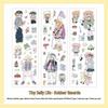 Infeel.Me Tiny Daily Series: Matte Self-Adhesive Six-Roll Character Tape Pack