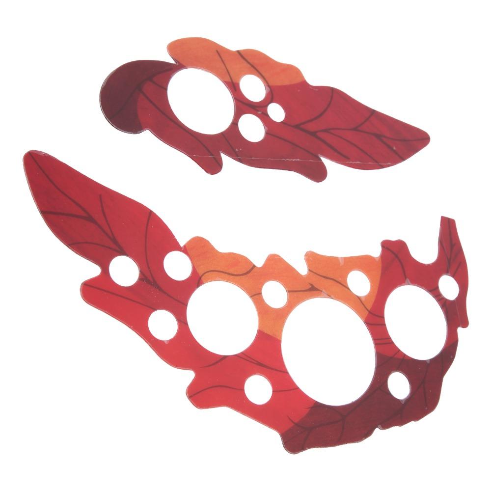 2PCS Self Stick Guitar Pickguard Decal PVC Material Grape Leaf Guitar Guard  For Acoustic Guitar
