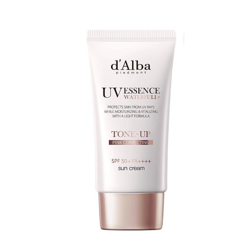 

d Alba Waterfull Pink Tone-Up Sun Cream SPF50+ PA++++ Brightening UV Protection 50ml