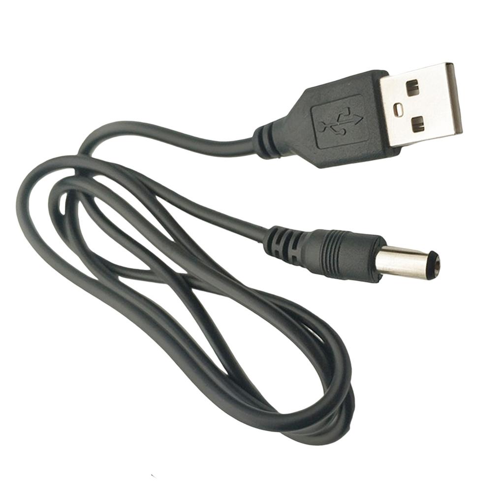 USB To DC 5.5 Power Cable Charger Cord USB To 5V Power Charging Adapter Cord for Laptop Notebook HUB Splitter