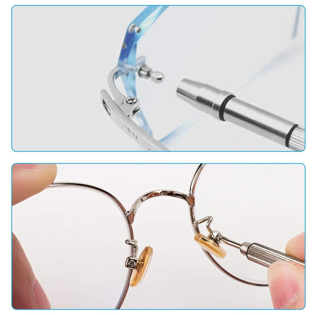 Funshare Stainless Steel Machine Screw Kit for Flat Screw Replacement 1100-Piece Glasses, Sunglasses, Toys, Computers, Nuts, Washers, Watches,