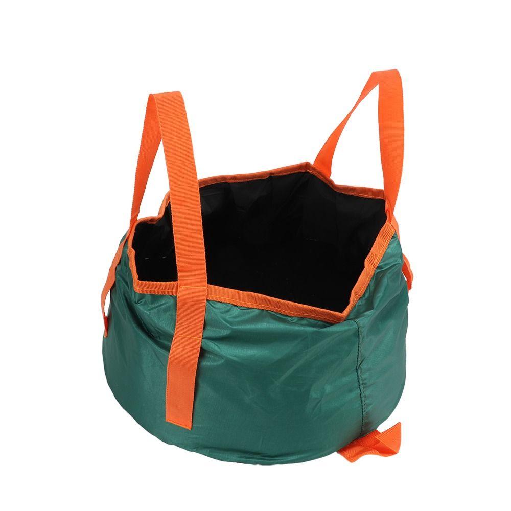 Thickened Collapsible Bucket Leakproof Lightweight Folding Wash Basin With Storage Bag Reinforced Handle