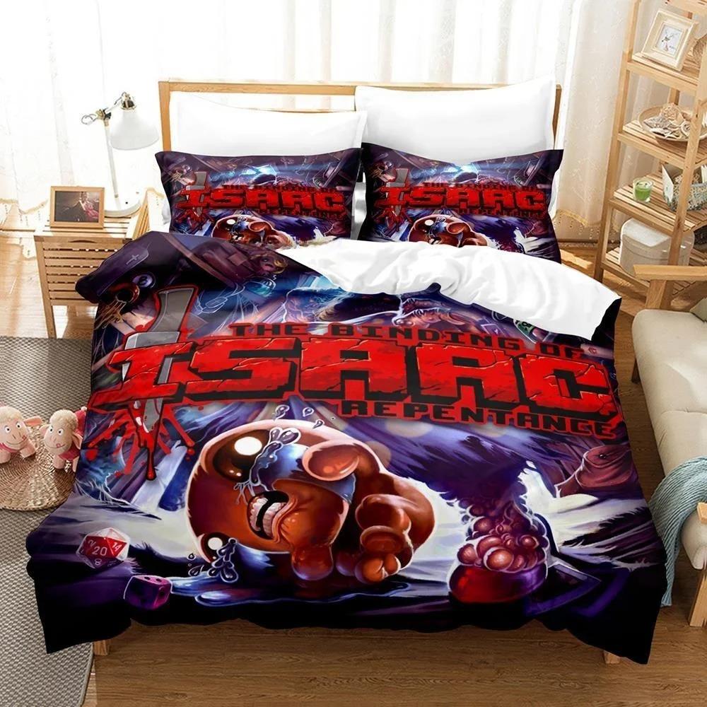 3D-Druck Spiel The Binding of Isaac Bettwäscheset Einzelbett Twin Full Queen King Size Bettset Erwachsener Kind Schlafzimmer Bettbezugsets