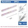 Newest 1/2/4/6PCS Full Spectrum LED Growing Lights for Greenhouse Plants Veg Flowers Fill Light Soilless Cultivation Lamps Hot