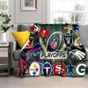 Coperta 3D NFL Segno Football Americano Rugby, Morbida Coperta Plaid per Casa Camera da Letto Letto Divano Picnic Viaggio Ufficio Coperta per Bambini