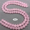 Natural Gemstone Stone Light Pink Blue Chalcedony Loose Round Beads  6/8/10mm Jewelry DIY Bead
