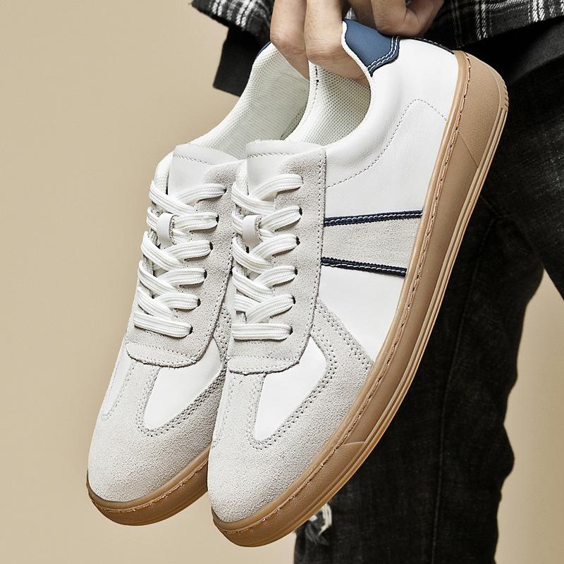 Autumn men's fashion moral training shoes trend breathable platform white shoes board shoes men's outdoor casual shoes