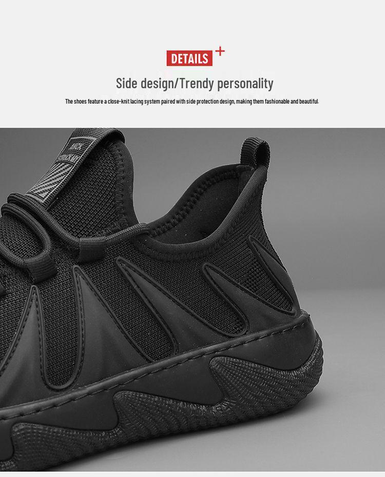 2025 Letní Lehké Pánské Flyknit Tenisky - Prodyšné, Všestranné, Ležérní Síťované Boty