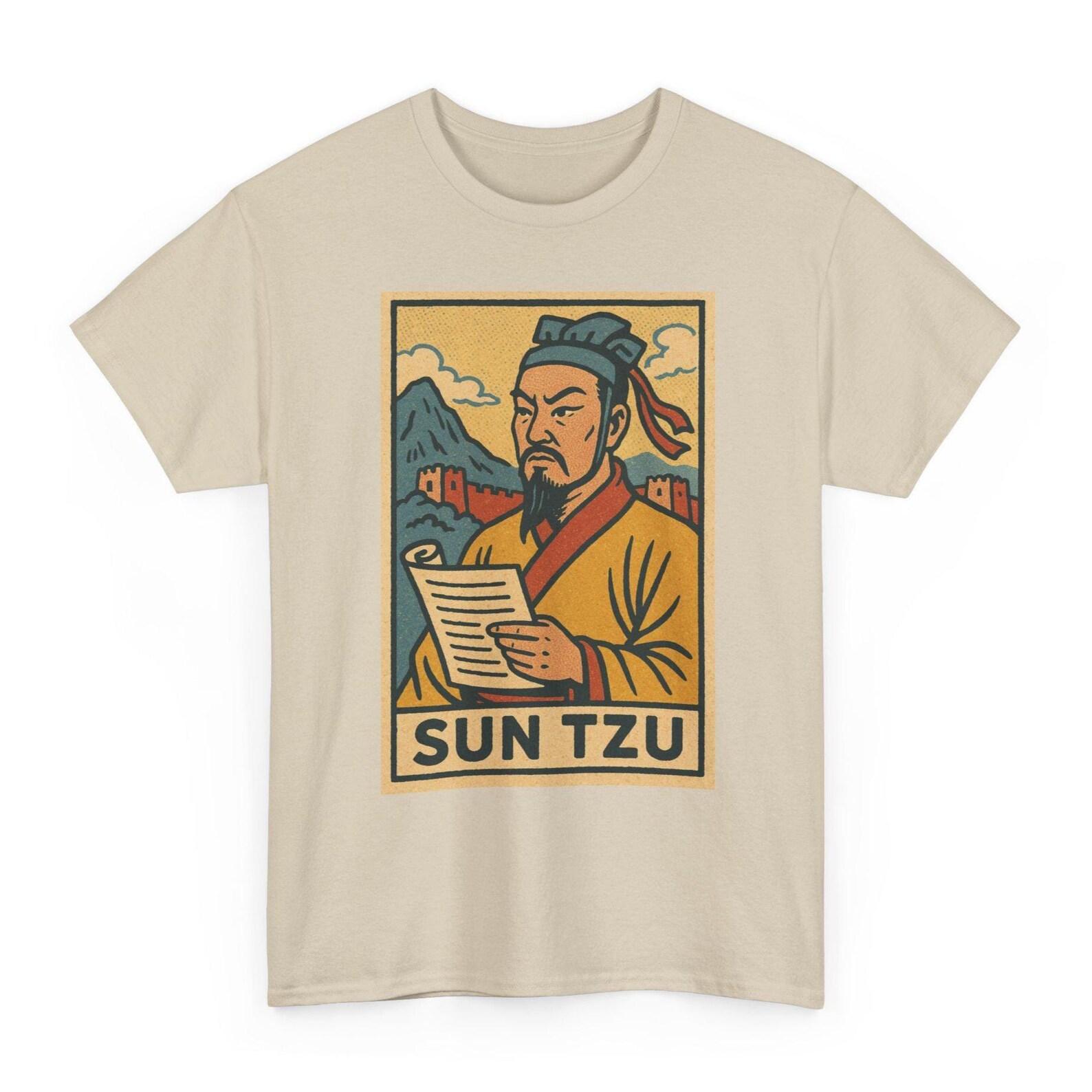 Sun Tzu T-Shirt | The Art of War Tee | Philosophy Strategy Shirt S