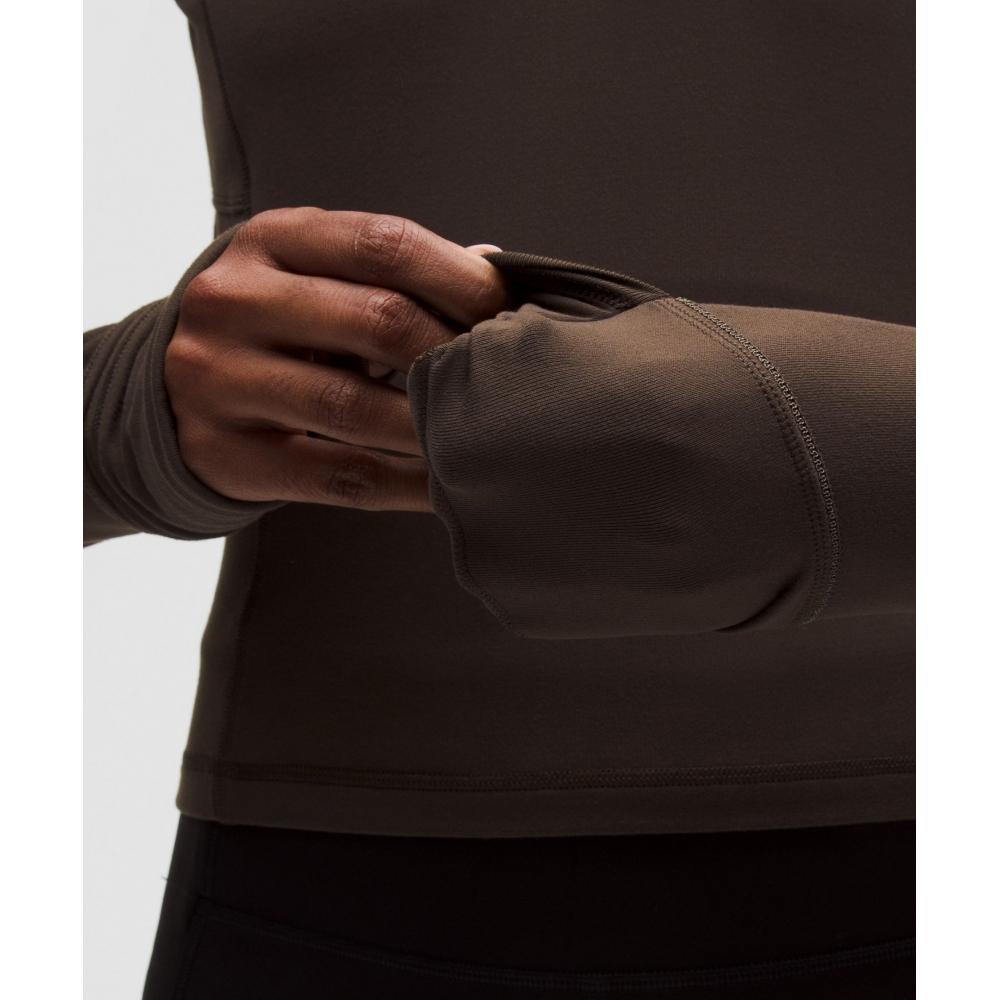Lululemon It S Rulu Cropped Half Zip  Updated Walnut Crunch