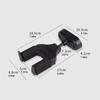 Automatic Lock Wall Hanger Guitar Violin Holder Easy Installation Space Efficient Organizer Plastic and Metal Texture