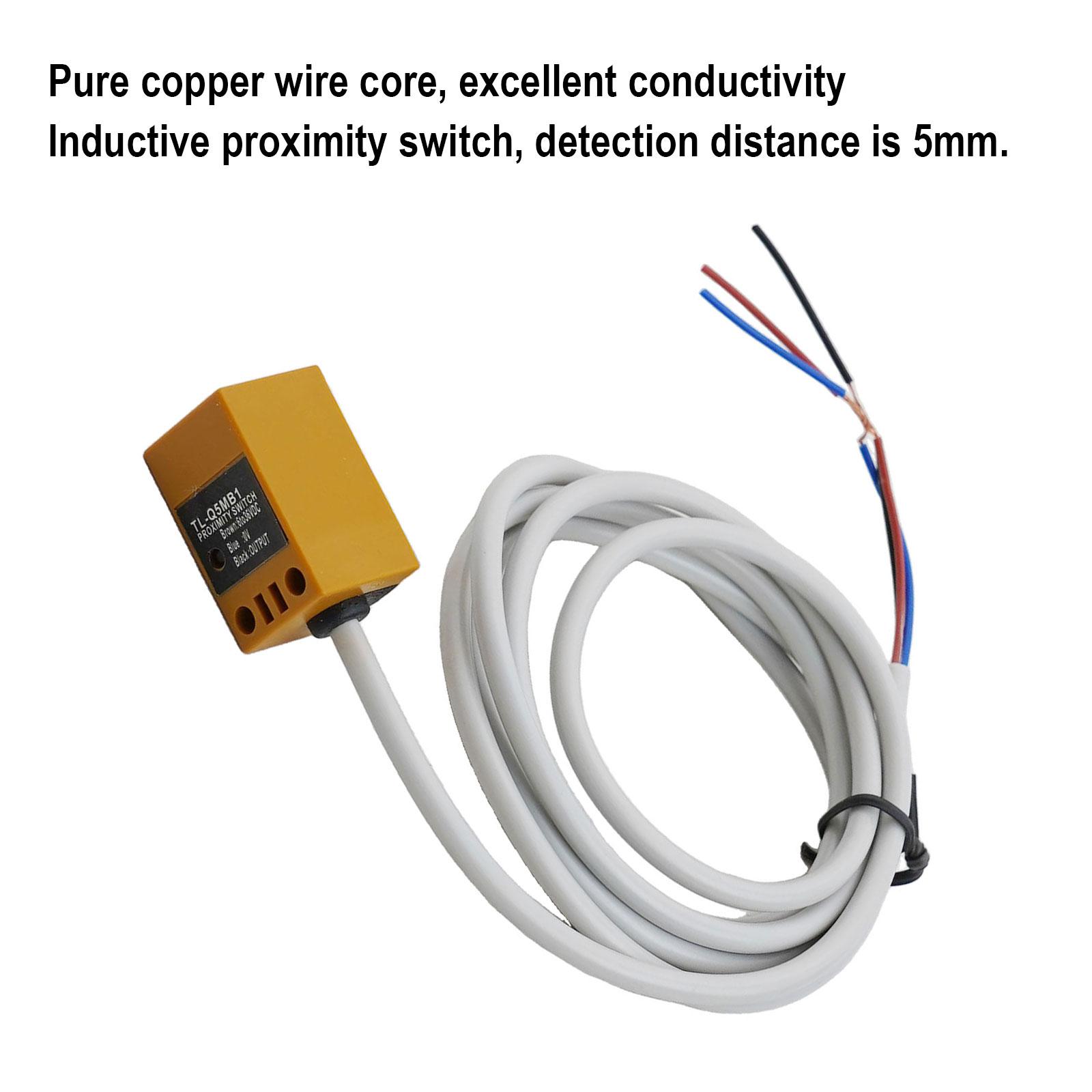 

PNP Proximity Switch TLQ5MB1 Inductive Sensor with 5mm Detection Distance and 1 8m Cable for Industrial Use DC Voltage China Mainland