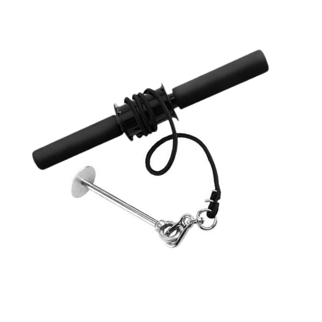 Forearm Wrist Roller Cable Attachment Anti Slip Muscle Arm Strength Training