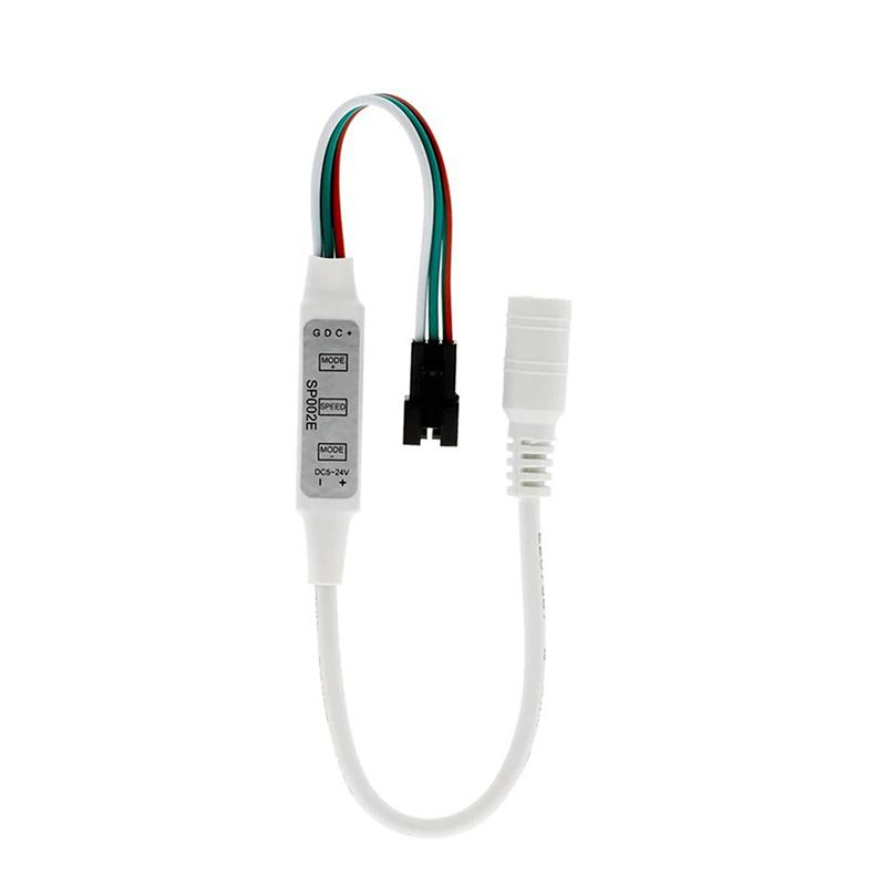 Mini Sp002E Controller For Pixel Led Strip Light Usb 3 4 Key Led Light Strip Music Bluetooth Dc5V-24V