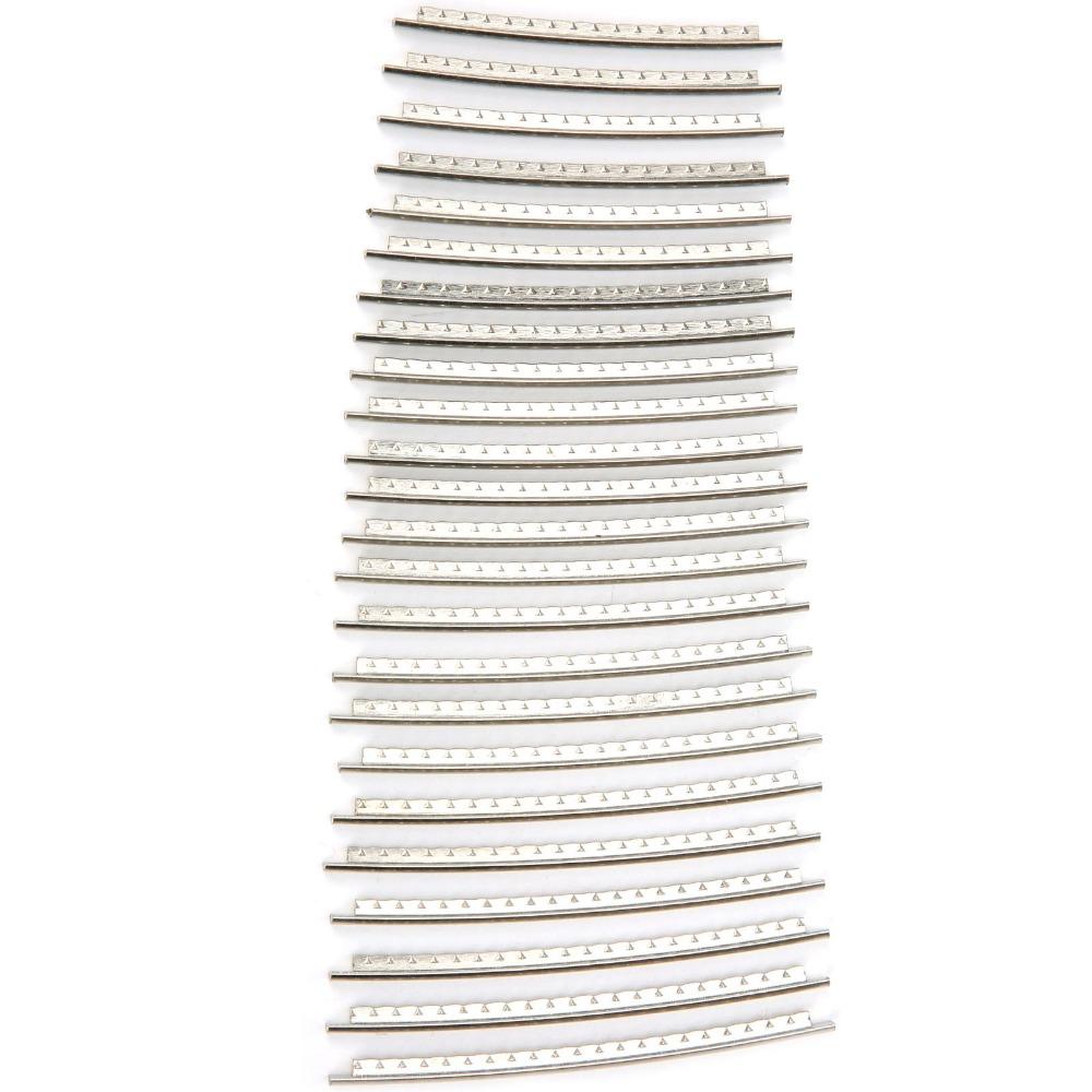 24PCS White White Copper Guitar Fret Wires White Copper Cupronickel Fretwire Guitar Repair