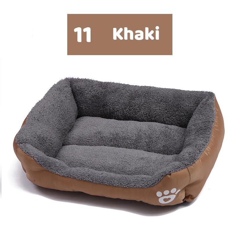 Square Comfortable Double Sided Available Large Pet Dog Sofa Bed 19 Colors Picture Memory Foam Pet Bed Solid Stocked