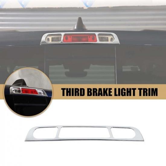 3rd Third Brake Tail Light Lamp Cover Trim Frame For Dodge Ram 1500 18+Chrome