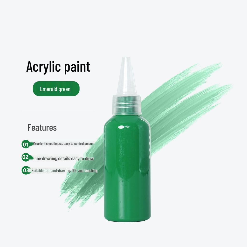 100ml Waterproof Acrylic Paint Set for Children's DIY Projects & Plaster Dolls.