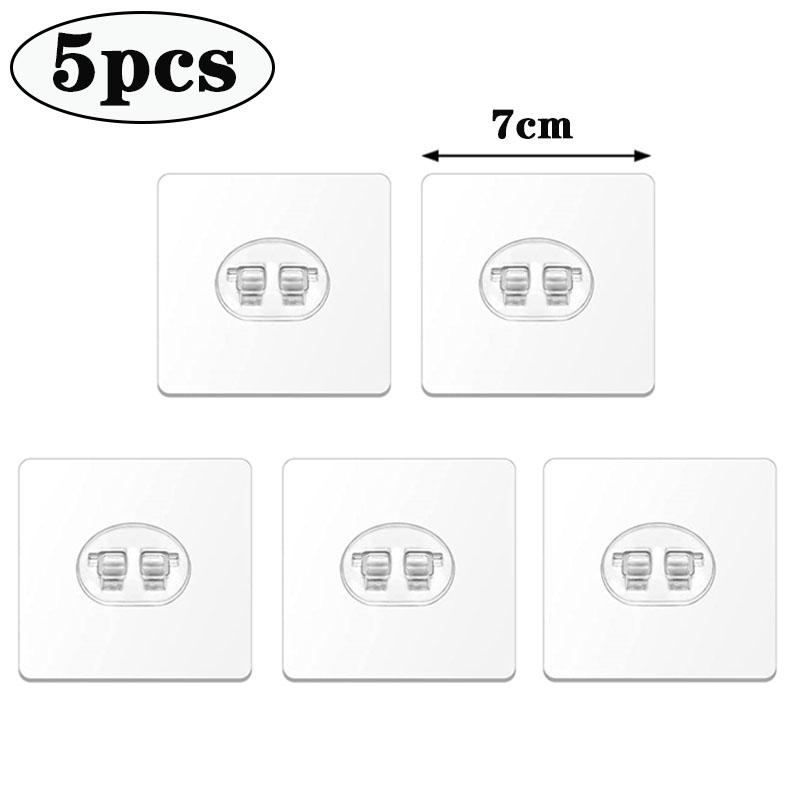

5 шт. Многоцелевой крючок Самоклеящийся Крючок с сильной наклейкой Настенный держатель Крючок Кухонный Органайзер для ванной Полка Крючок-наклейка