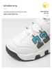 Chaussures de sport en cuir pour enfants - Automne/Hiver Baskets souples pour garçons - Course à pied et décontractées
