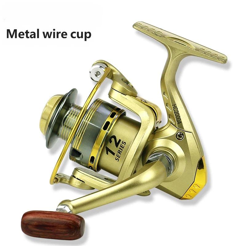 Full Metal Ultra Light Spinning Reel for Professional Saltwater Fishing with Waterproof Sealed Bearings 2000