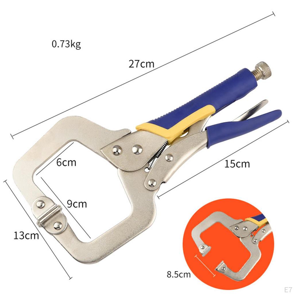 Clamp, Heavy Duty Grip Vise, for Woodworking, Welding, , Home