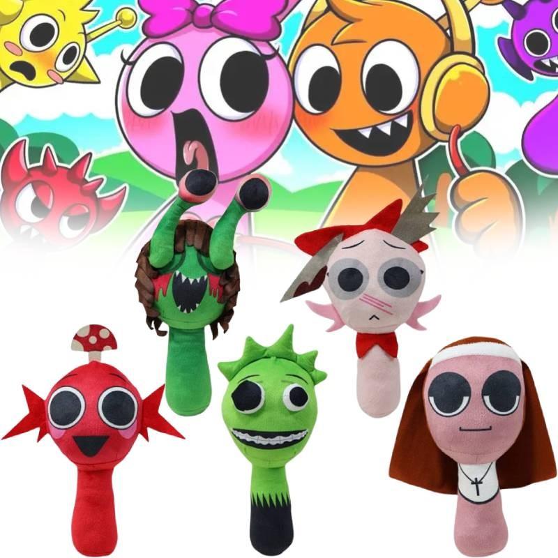 Sprunki Game Plush Toy Cartoon Stuffed Doll Pendant Decoration Gift Children