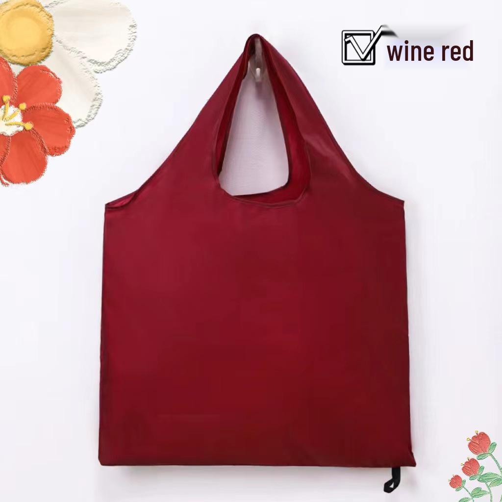 Portable Eco-Friendly Foldable 210T Polyester Grocery Tote Bag