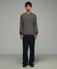 SIGNATURE V-Neck Relaxed Knit [Charcoal]