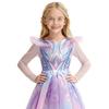 Disney Girls Cosplay Purple Witch Princess Glinda Cute Dress Accessories Birthday Party Performance Set