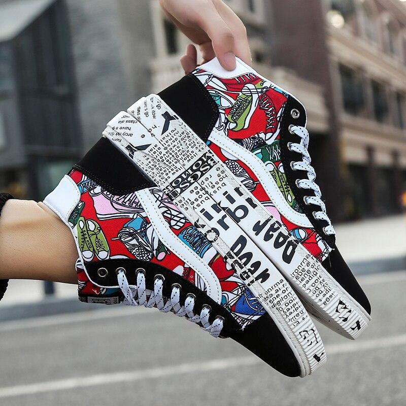 multicolor canvas shoes