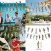 Fish Pattern Paper Pull Flags For Venue Decorations Celebration Supplies