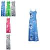 Women's Oversized Floral Printed Sleeveless Maxi Dress For Summer Holidays