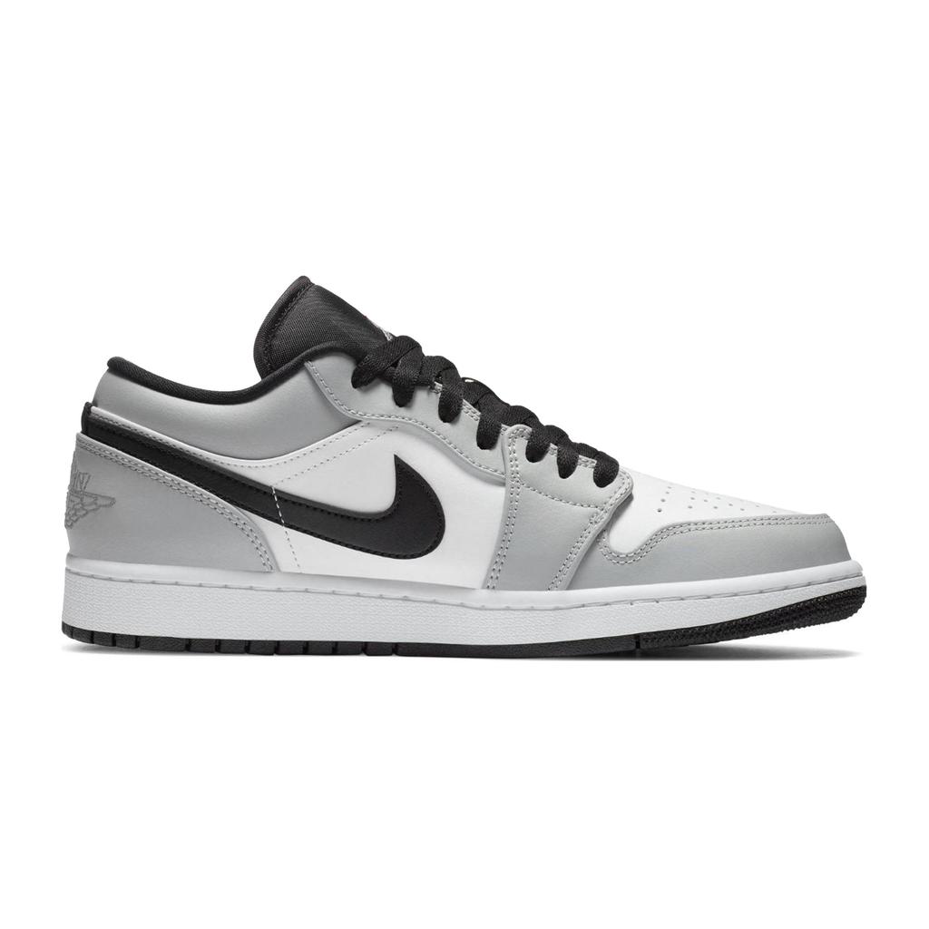 Jordan Air Jordan 1 Low Top Skateboard Shoes Unisex Smoke Gray 553558-132(Team162-DiorSbox)
