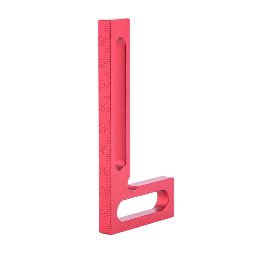 100mm Aluminium Alloy Precision Woodworking L Square Mini Clamping Square