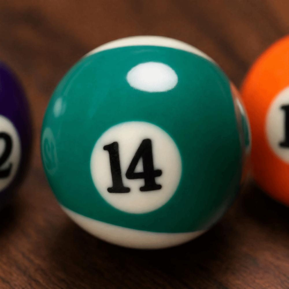 Color Coded Billiard Balls Resin Mini Billiard Balls Set Pool Balls Set  Home Practice 32MM