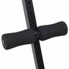 Sit Up Bench Black 124 X 33.5 X 55 Cm Powder Coated Steel