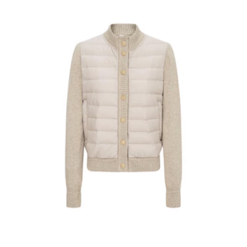 Scofield Women's Knitted Patchwork 90% Goose Down Puffer Jacket