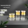 STRVELFRT Transparent Acrylic Spice & Condiment Set