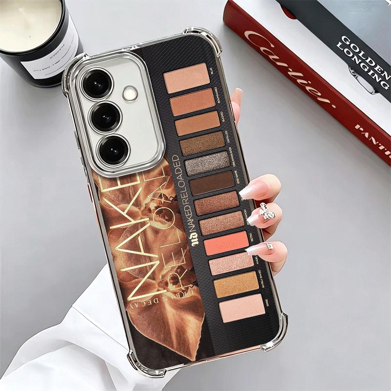 

Makeup Eye Shadow Box Pattern Plating Phone Case For Samsung A17 A07 A37 A57 A16 A56 A15 A55 A14 A54 A13 A53 A26 A36 A25 A35 A24 Samsung A16