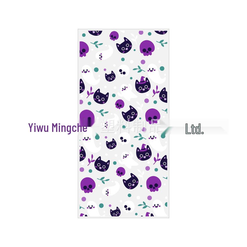 Halloween Black Candy Gift Bag - Plastic OPP Party Flat Bag