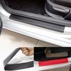 4X Accessories 3D Carbon Fiber Car Door Sill Scuff Anti-Scratch Decal Front Rear