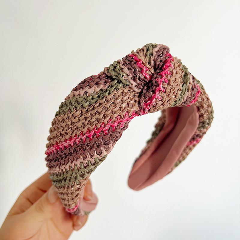 Stilvolle, Einzigartige und Schlichte Damen-Stirnbänder, Haarschmuck, Vielseitige Breitkrempige Stirnbänder im Europäischen und Amerikanischen Stil