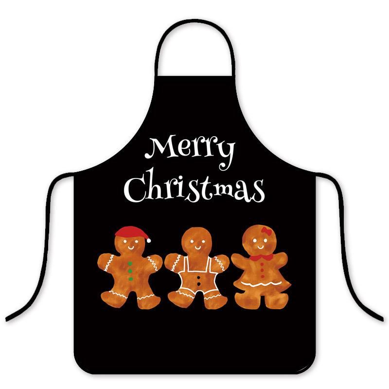 Christmas Holiday Waterproof Oilresistant Apron With Creative Fun Patterns For Adults And Kids
