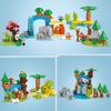 Lego duplo ma ville 10446 familles d’animaux sauvages 3-en-1 - jeux d’éveil avec animaux