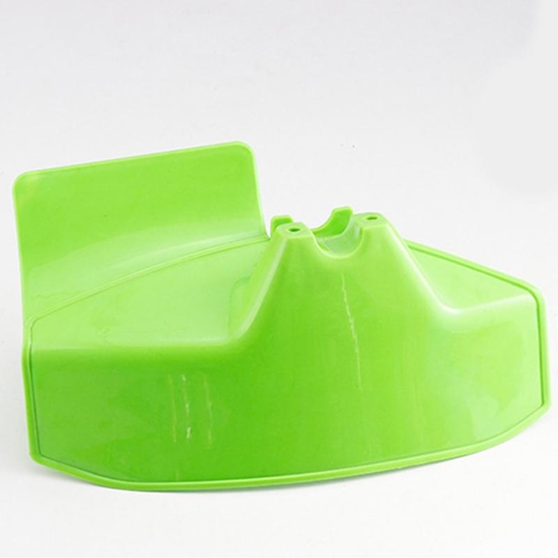 All Season Mower Deflector Accessory Universal Fit For Residential Trimmers Shatterproof Recyclable Plastic Construction